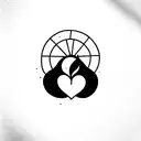 mother of twins tattoo design idea
