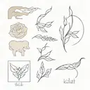 kidult tattoo design idea