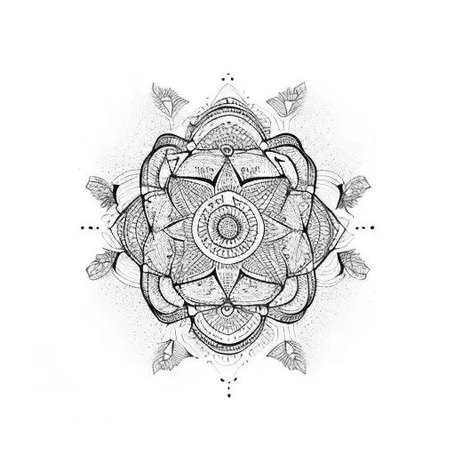 bohemian, pattern, travel, adventure, discover tattoo design idea