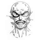 zoro one piece tattoo design idea