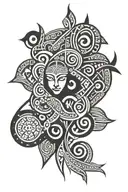 Filipino tribal tattoo design idea
