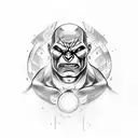 hulk but skinnier tattoo design idea