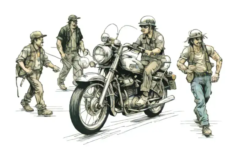 1986 the road tattoo design idea