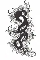 Spinal tattoo design idea