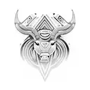 taurus  tattoo design idea