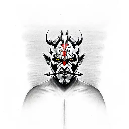 star wars darth maul tattoo design idea