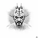 star wars darth maul tattoo design idea