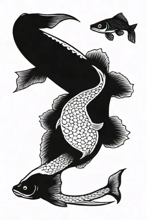 Northern Pike  tattoo design idea