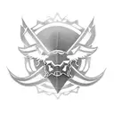 Incorporate a Redbull logo into a design of a crime scene investigator examining clues tattoo design idea