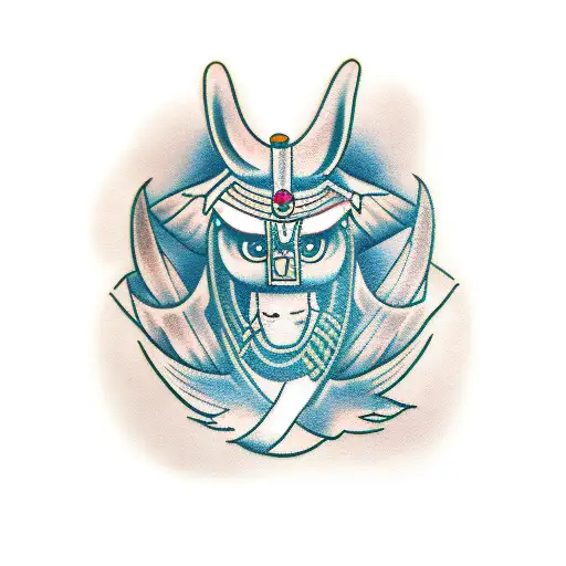 Anubis tattoo design idea