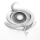 nautilus tattoo design idea