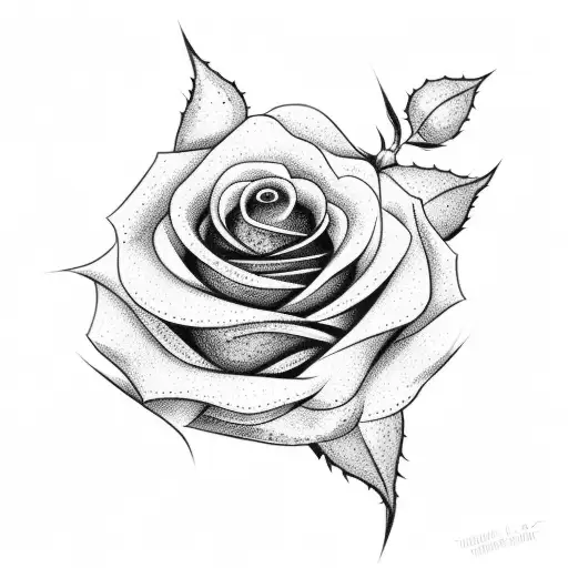 make a rose with name of tina tattoo design idea