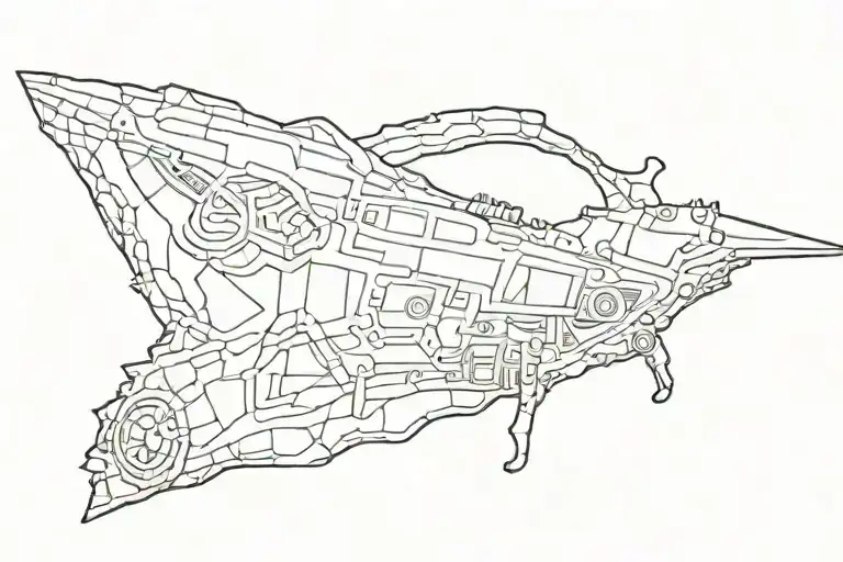 trampstamp tattoo design idea