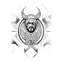 ragnar lothbrok tattoo design idea
