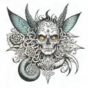 cure 2000 1994 tattoo design idea