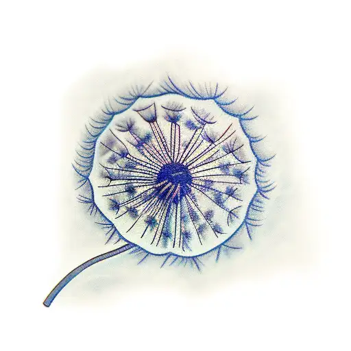 Dandelion tattoo design idea