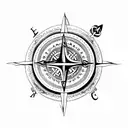 Celtic Compass  tattoo design idea
