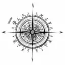 Celtic Compass  tattoo design idea