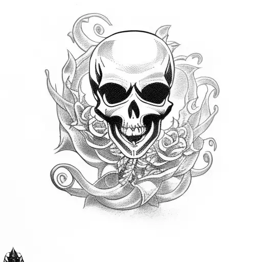 tattoo mariachi skull and shadow tentacles tattoo design idea