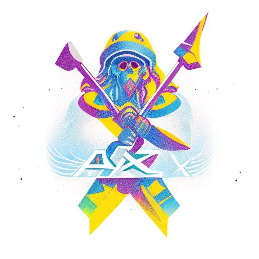 Axe tattoo design idea