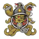 US Navy Turtel Shellback tattoo design idea