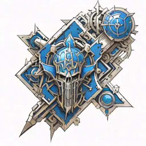 ultramarine warhammer 40k tattoo design idea