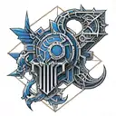 ultramarine warhammer 40k tattoo design idea