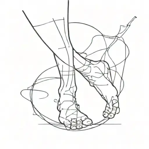 I want a tattooed print of the patina above the human joint on the leg and to be in line with the leg, under the patina to write in writing tattoo design idea