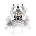 chinese warrior  tattoo design idea