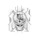 a programmer trapped by his work tattoo design idea