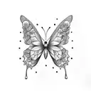 to pimp a butterfly tattoo design idea