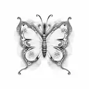 to pimp a butterfly tattoo design idea