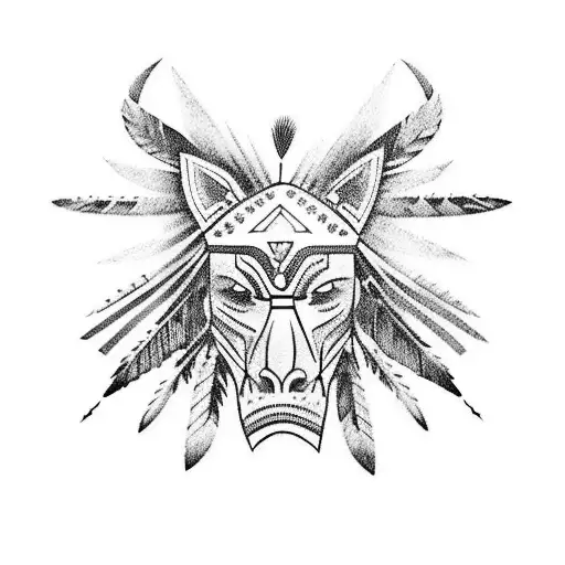 native american tattoo design idea