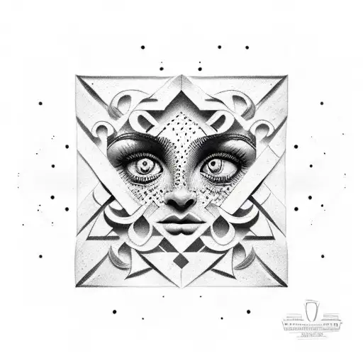 Design a tattoo inspired by ancient Greek and Roman numerals using dotwork style tattoo design idea