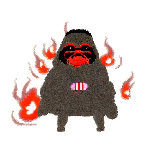 darth vader fire tattoo design idea