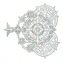 like a baldur tattoo design idea