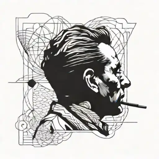 Albert Camus tattoo design idea