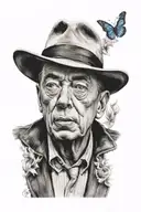 Albert Camus tattoo design idea