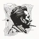 Albert Camus tattoo design idea