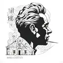 Albert Camus tattoo design idea