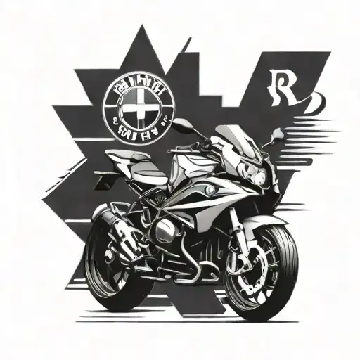 bmw car logo tattoo design idea