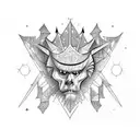 Kings Dark Tidings tattoo design idea