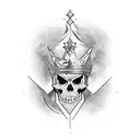 Kings Dark Tidings tattoo design idea