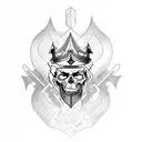 Kings Dark Tidings tattoo design idea