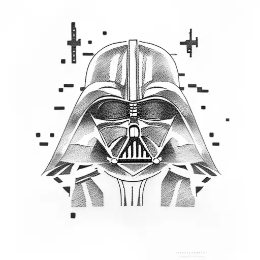 darth vader anakin tattoo design idea