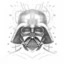 darth vader anakin tattoo design idea