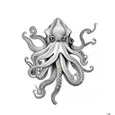 flapjack octopus  tattoo design idea