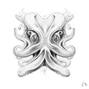 flapjack octopus  tattoo design idea