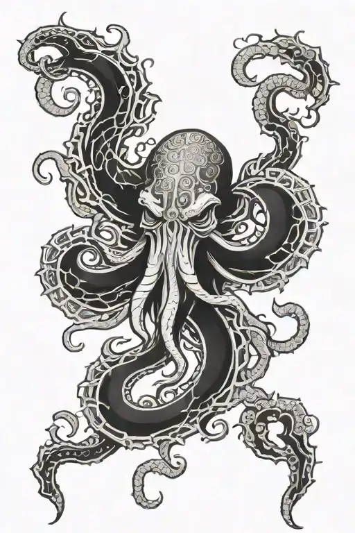 cthulhu mythos tattoo design idea