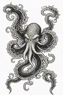 cthulhu mythos tattoo design idea